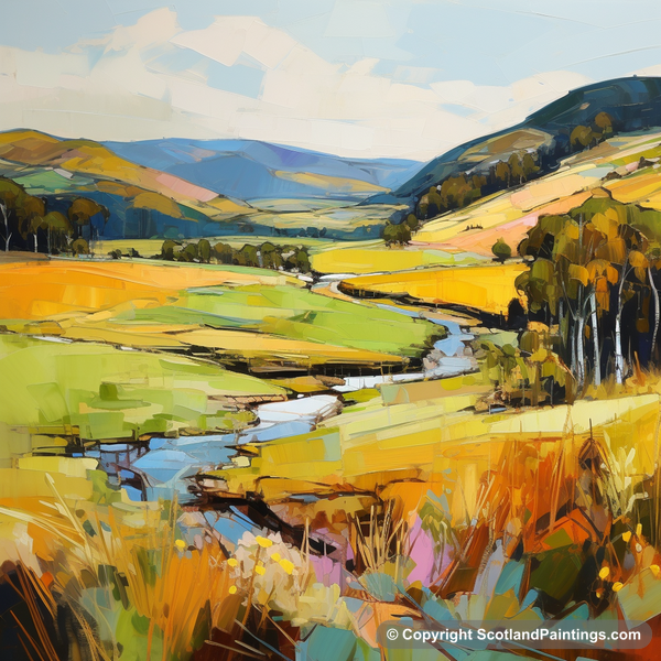 Painting - Glen Tilt - Scotland in Summer