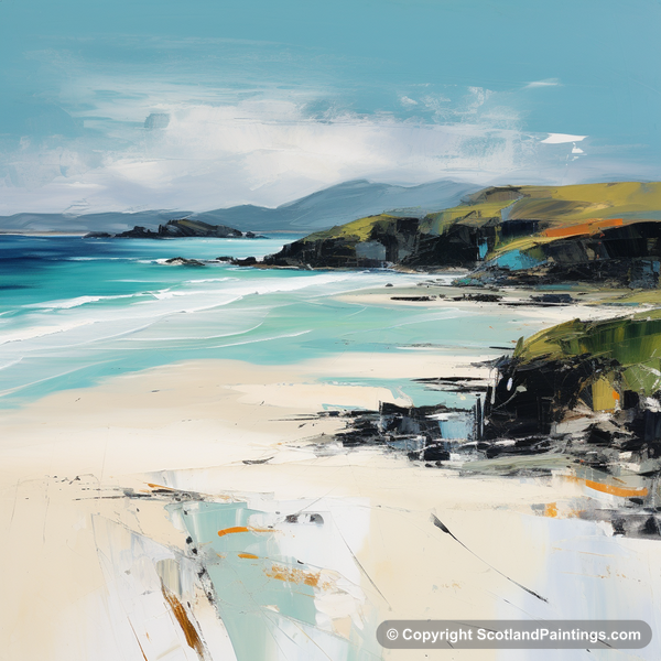 Painting - Durness Beach - Scotland in Summer