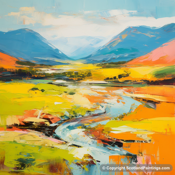 Painting - Glen Orchy - Scotland in Summer