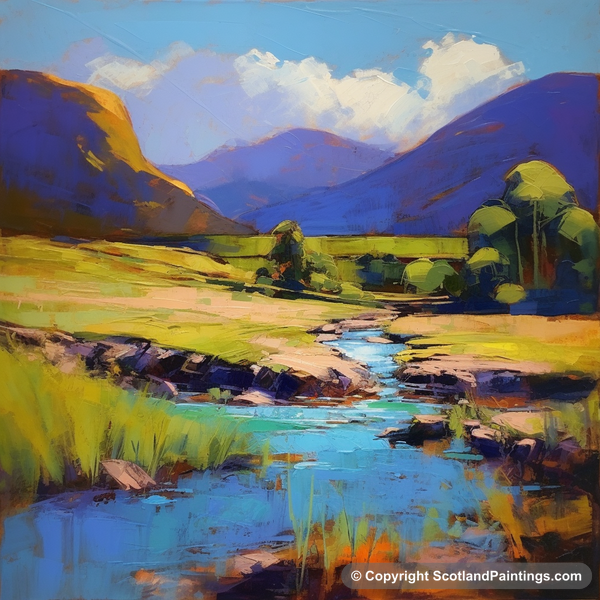 Painting - Glen Lyon - Scotland in Summer