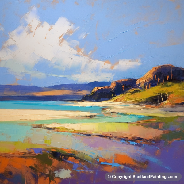 Painting - Durness Beach - Scotland in Summer