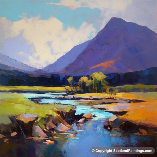 Painting - Glen Etive - Scotland in Summer