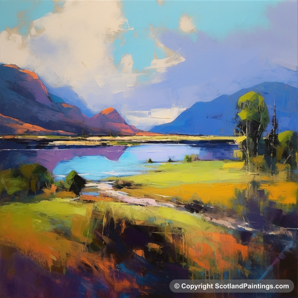 Painting - Loch Shiel - Scotland in Summer