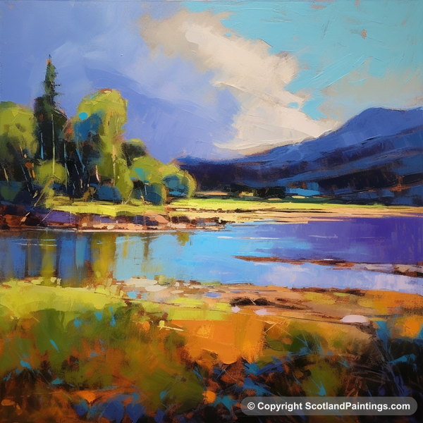 Painting - Loch Faskally - Scotland in Summer