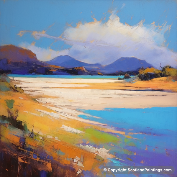 Painting - Mellon Udrigle Beach - Scotland in Summer