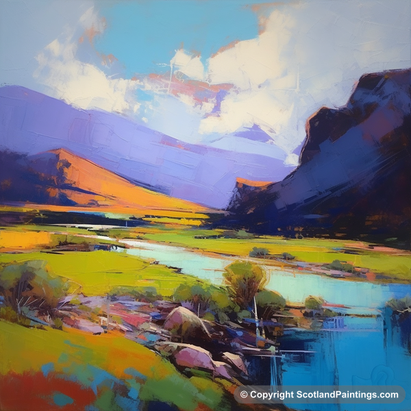 Painting - Glen Shiel - Scotland in Summer