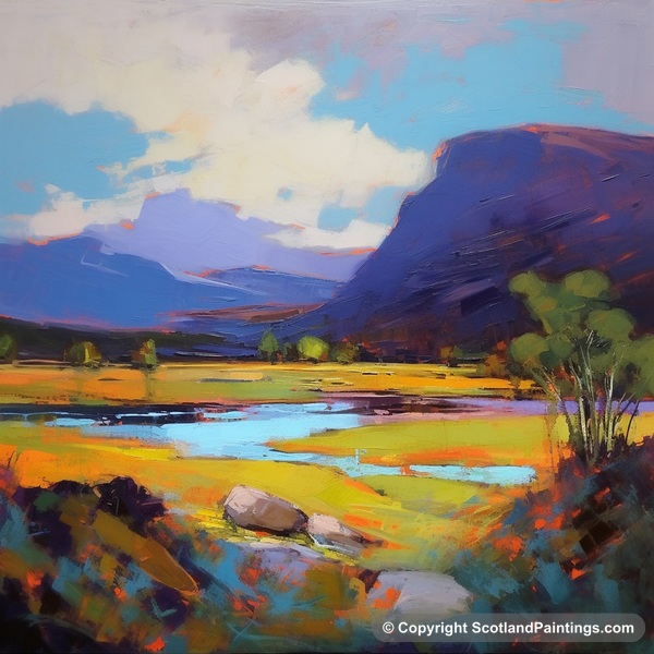 Painting - Glen Shiel - Scotland in Summer