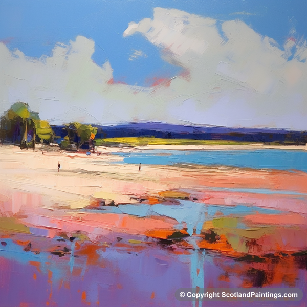 Painting - West Sands - Scotland in Summer