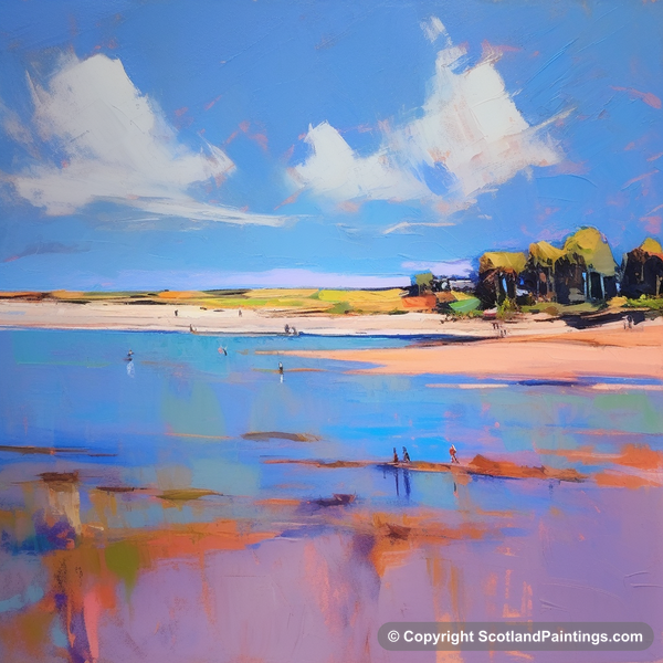 Painting - West Sands - Scotland in Summer