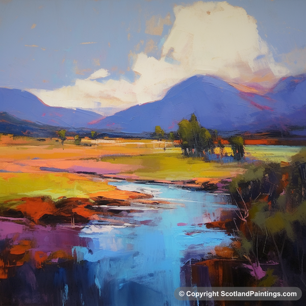 Painting - River Spean - Scotland in Summer