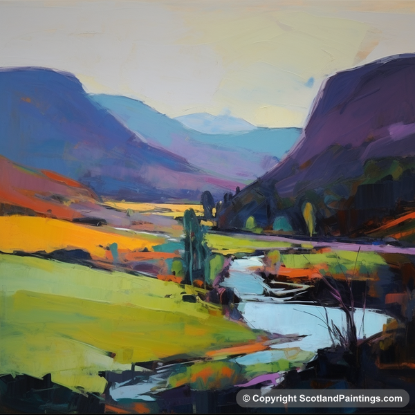 Painting - Glen Esk - Scottish Glens