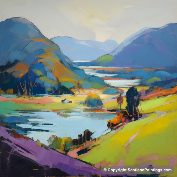 Painting - Loch Shiel - Scotland in Summer