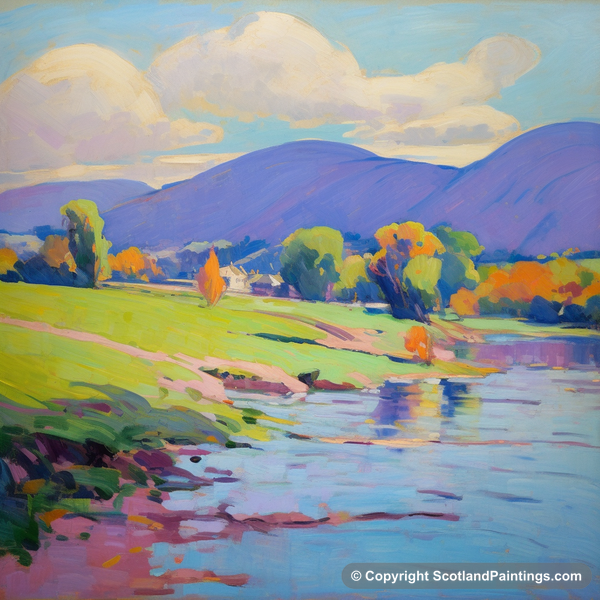 Painting - River Leven - Scotland in Summer