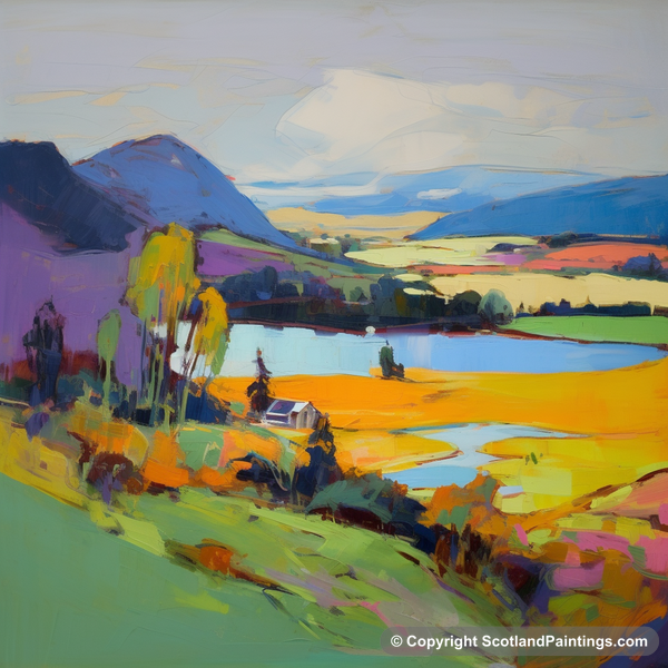 Painting - Glenesk - Scotland in Summer