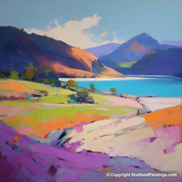 Painting - Calgary Bay - Scotland in Summer