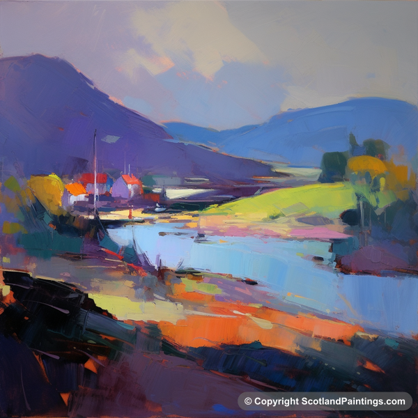 Painting - Gairloch Harbour - Scottish Harbours