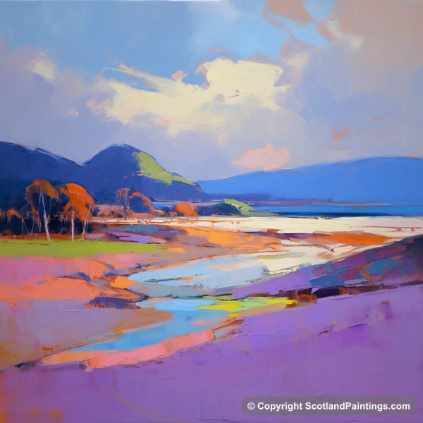 Painting - Balmedie Beach - Scottish Beaches