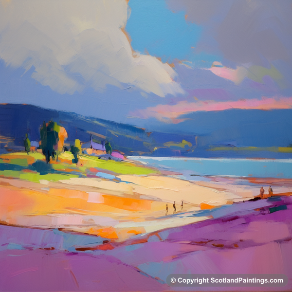 Painting - Nairn Beach - Scottish Beaches