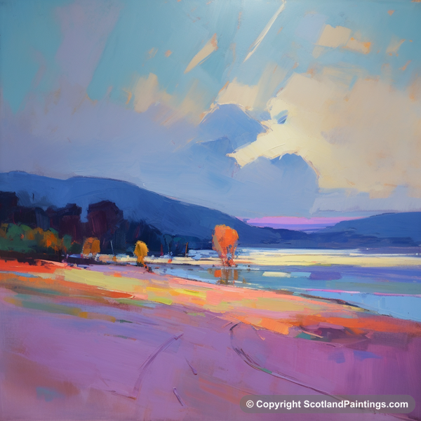 Painting - Nairn Beach - Scottish Beaches