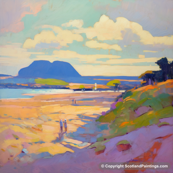 Painting - Longniddry Beach - Scotland in Summer