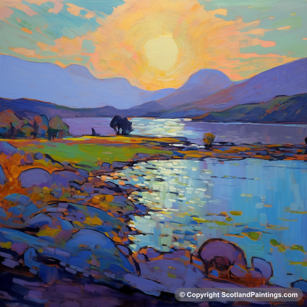 Painting - Loch Spelve - Scottish Coves