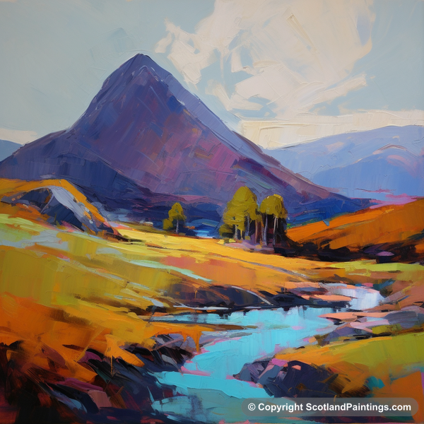 Painting - Stob Dubh - Scottish Munros