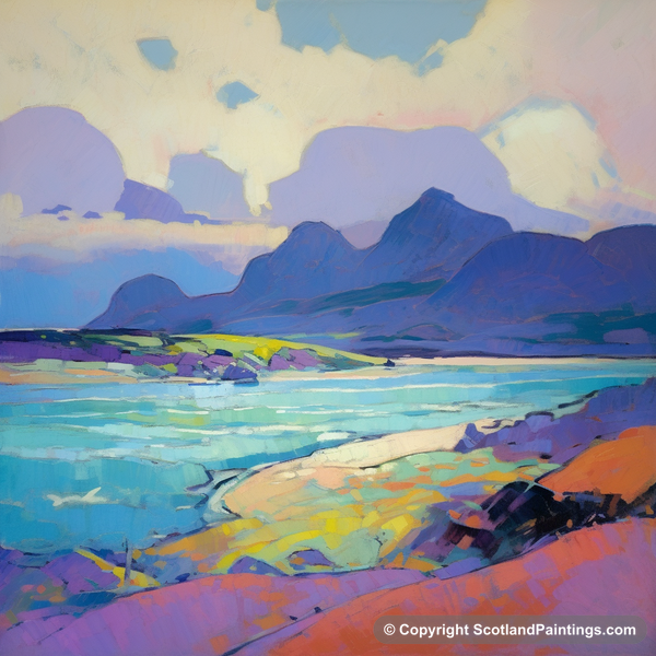 Painting - Mellon Udrigle Beach - Scottish Coves