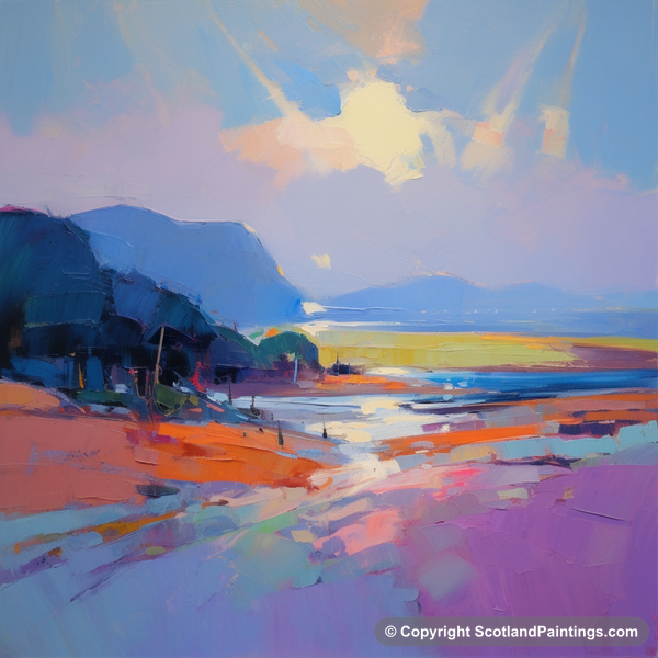 Painting - Balmedie Beach - Scottish Beaches