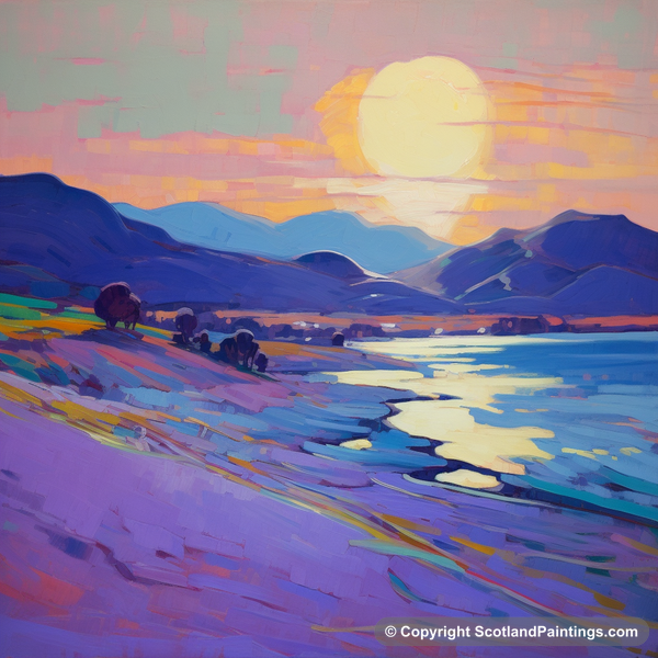 Painting - Luskentyre Beach - Scottish Beaches