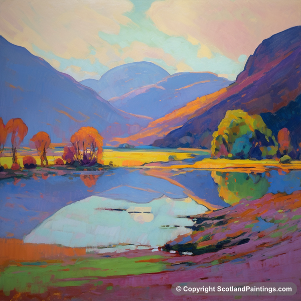 Painting - Loch Leven - Scottish Lochs