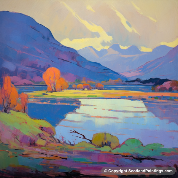 Painting - Loch Leven - Scottish Lochs