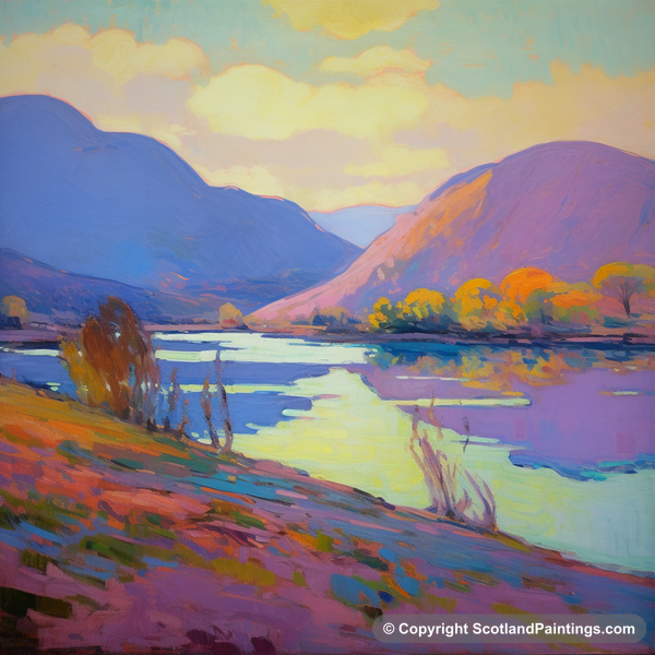 Painting - Loch Leven - Scottish Lochs