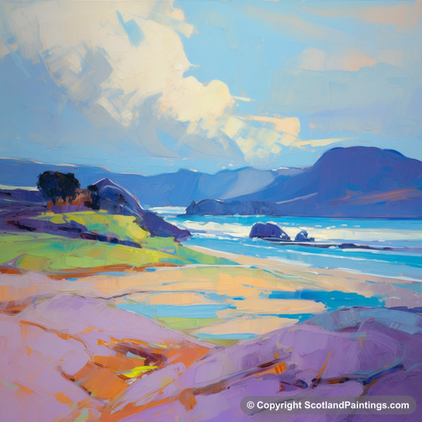 Painting - Durness Beach - Scottish Beaches