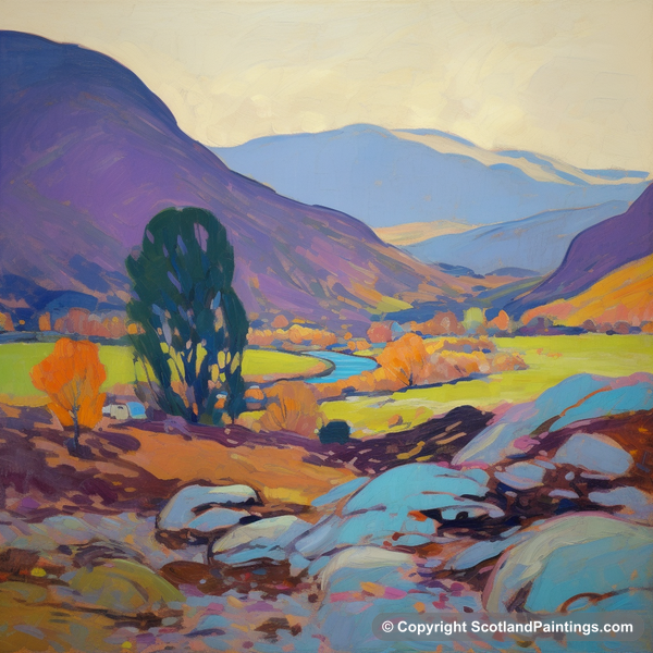 Painting - Glen Roy - Scottish Glens