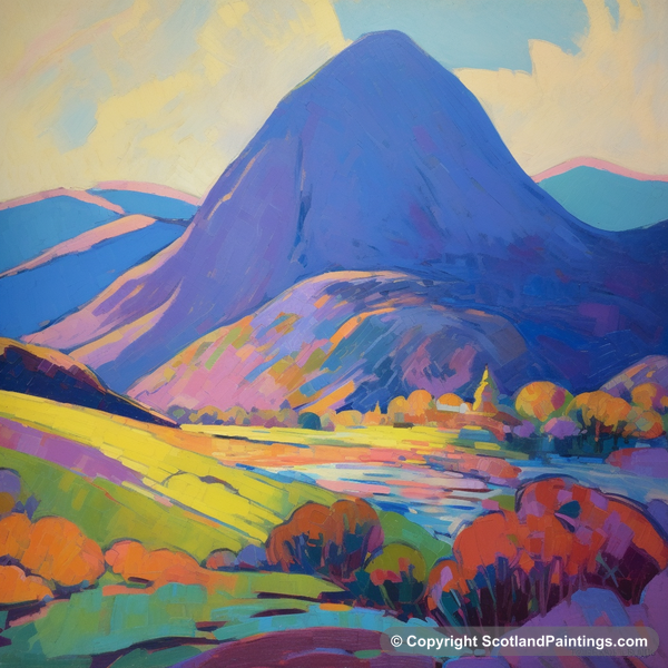 Painting - Stob Dubh - Scottish Munros