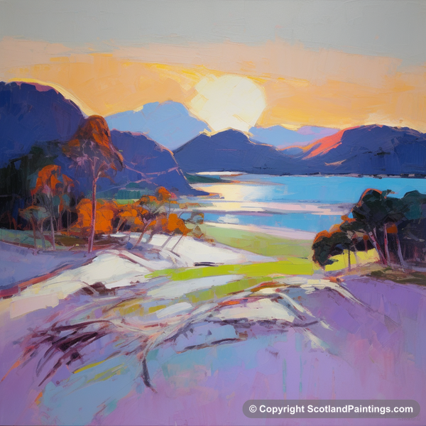 Painting - Silver Sands of Morar - Scottish Beaches