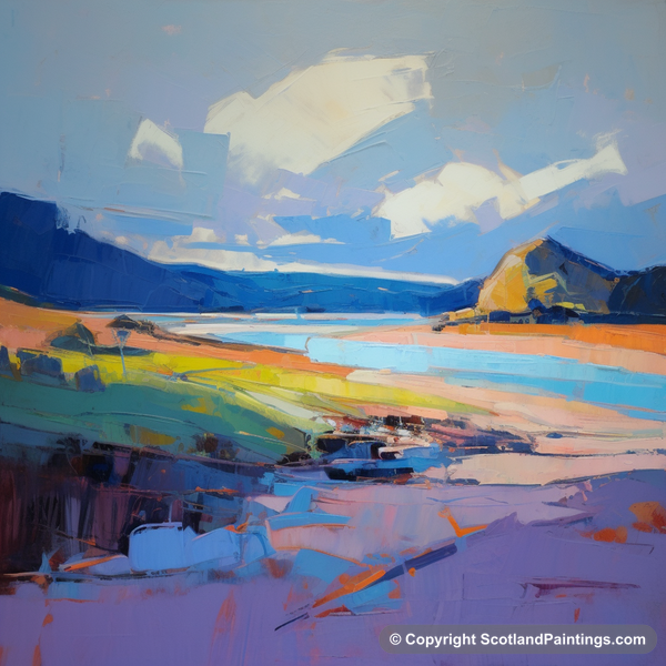 Painting - Balmedie Beach - Scottish Beaches