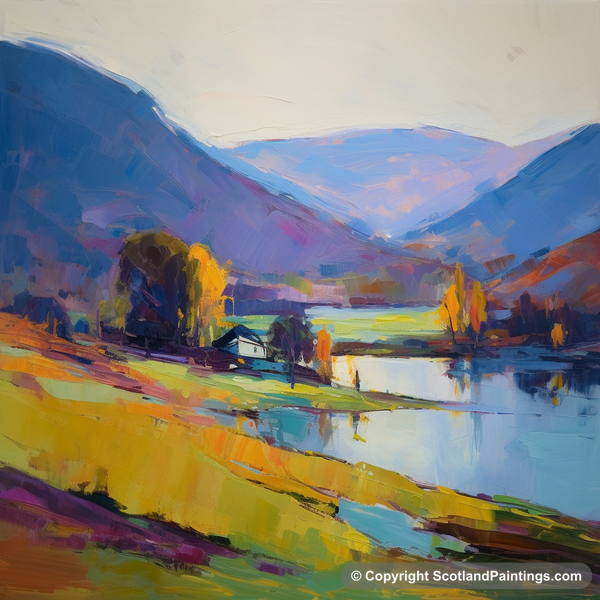 Painting - Loch Earn - Scottish Lochs