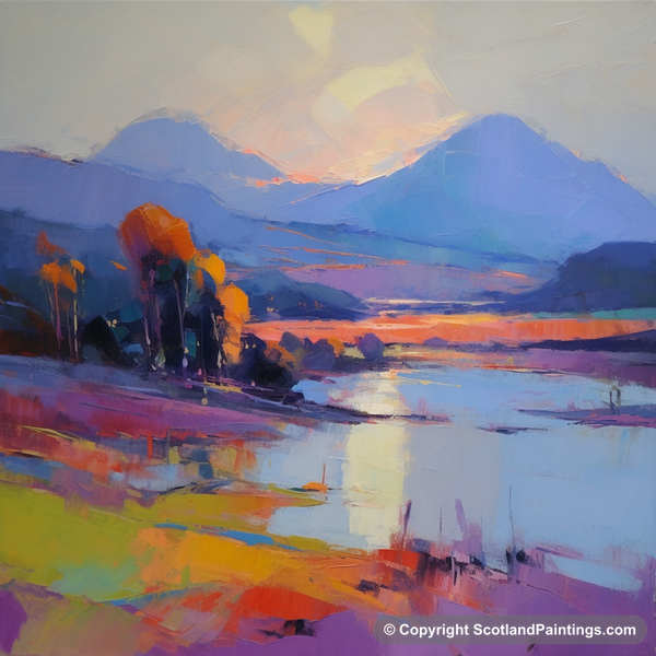 Painting - Loch Leven - Scottish Lochs