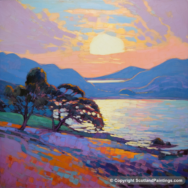 Painting - Ardanaiseig Bay - Scottish Coves