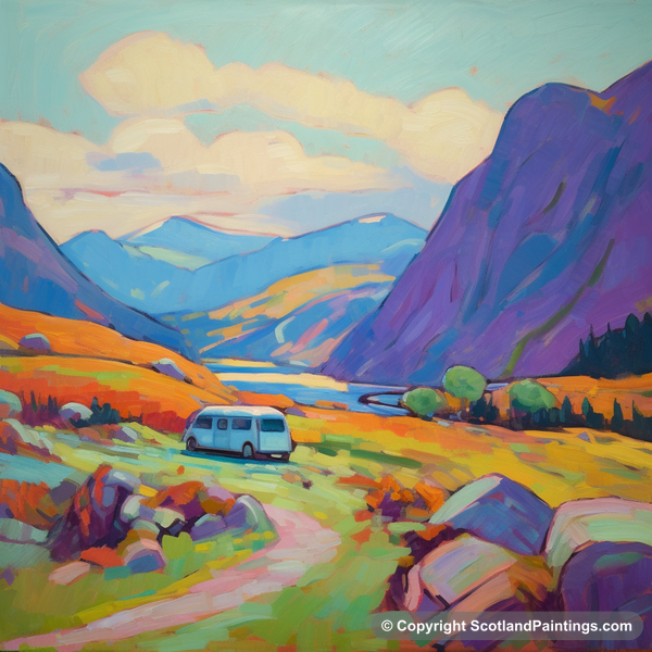 Painting - Glencoe - Scotland in Summer