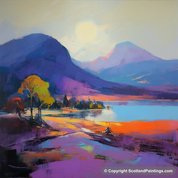 Painting - Loch Maree - Scottish Lochs