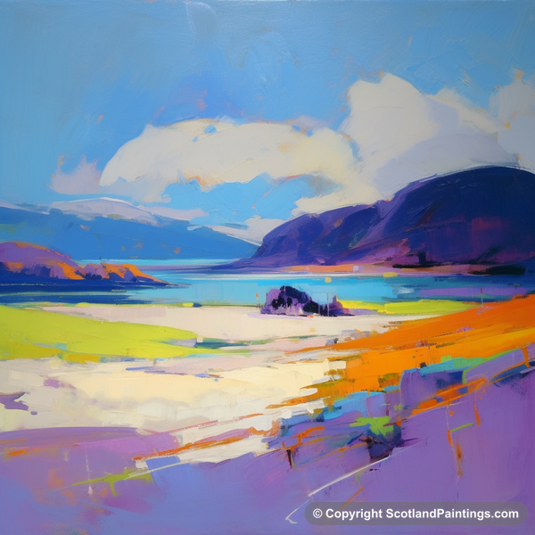 Painting - Luskentyre Beach - Scottish Beaches