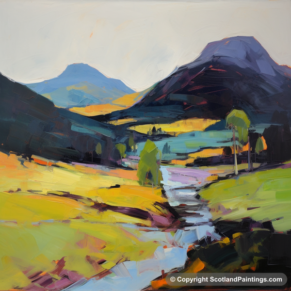 Painting - The Cairnwell - Scottish Munros