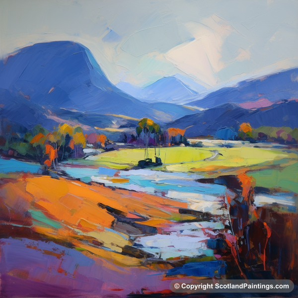 Painting - River Spean - Scottish Rivers