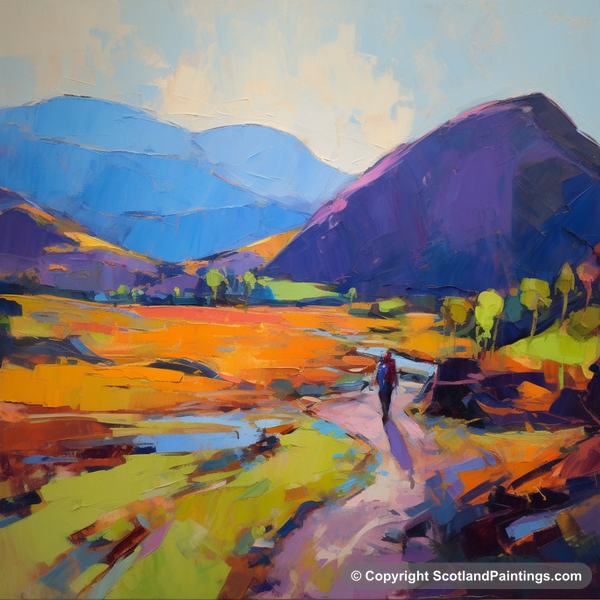 Painting - Glencoe - Scotland in Summer