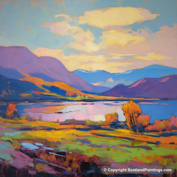 Painting - Loch Insh - Scottish Lochs