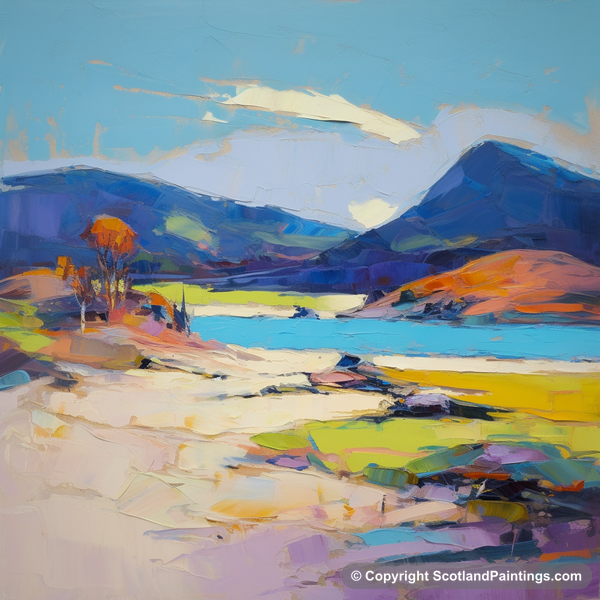 Painting - Mellon Udrigle Beach - Scotland in Summer