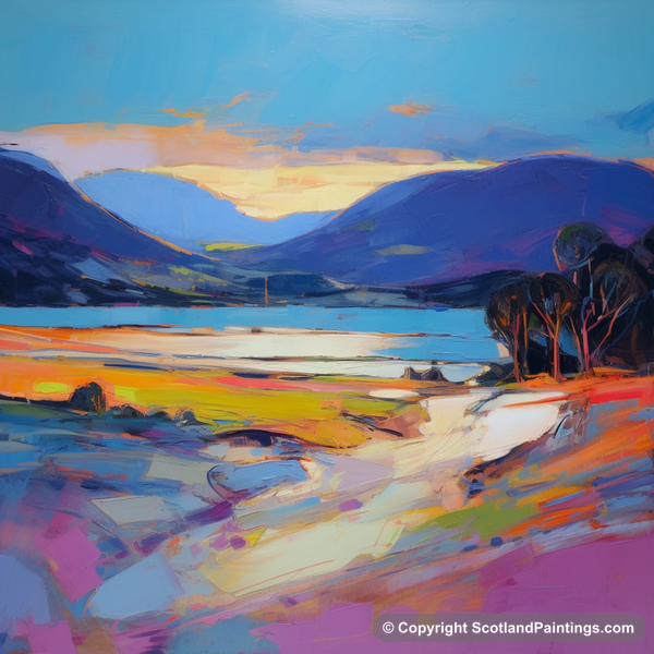 Painting - Luskentyre Beach - Scottish Beaches