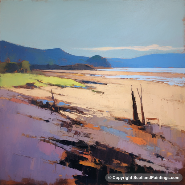 Painting - Longniddry Beach - Scotland in Summer